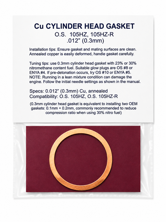 Absolute CNC Products – Copper Cylinder Head Gasket (O.S Engines)